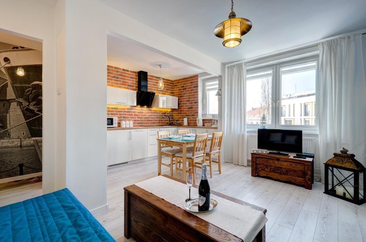M&A Apartament Przy Kei กดัญสก์ ภายนอก รูปภาพ